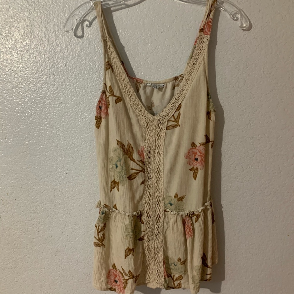 American eagle floral tank